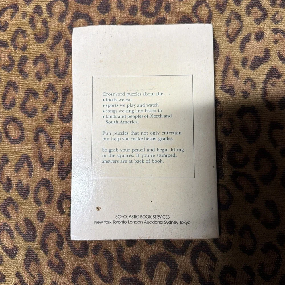 1973 Vtg Unused All‎ American Crosswords Paperback Games Puzzles Read